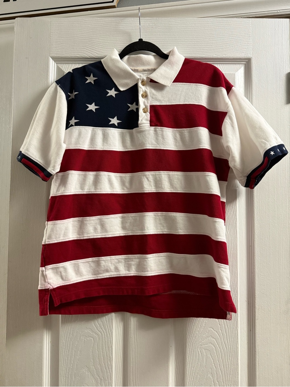 Men's RedHead Bass Pro Shop American Flag polo shirt size M